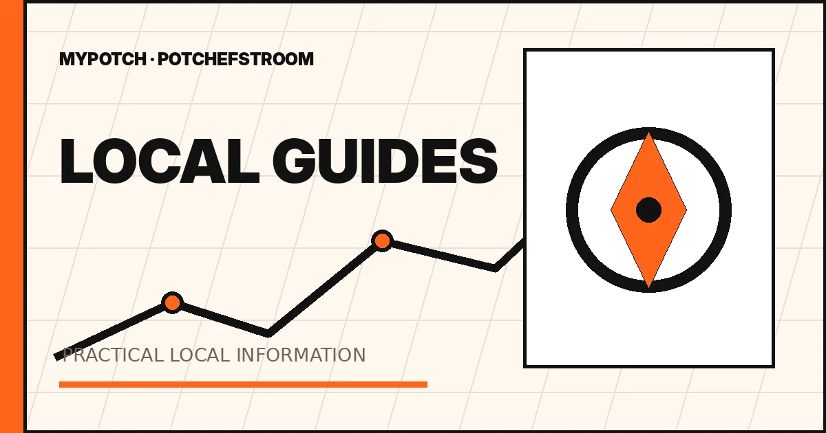 Illustrated map-inspired guide to everyday life in Potchefstroom
